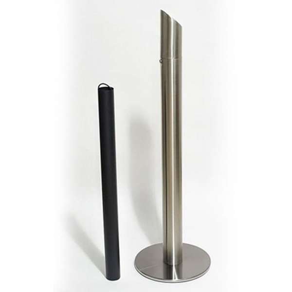 Cigarette Bin Pole  - Stainless