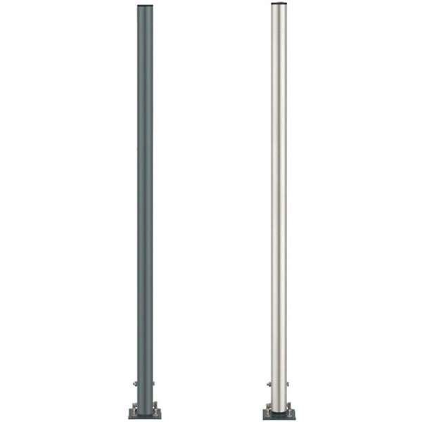 Pole Stand, dark grey laquered, 145 cm