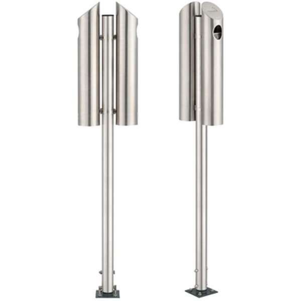 Pole Stand, dark grey laquered, 115 cm