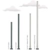 Pole Stand, dark grey laquered, 115 cm #7