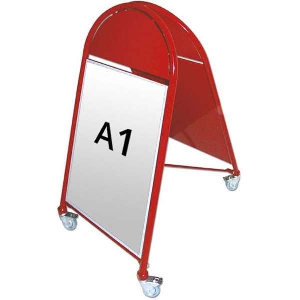 New Gotik Lux Pavement Board, red, A1