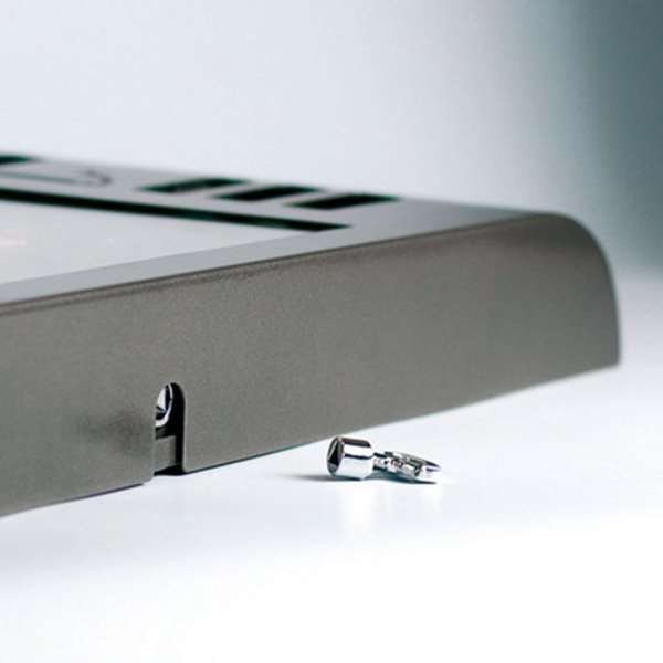 Cigarette Bin Curved A3 Info, for outdoor use, 3,3 l