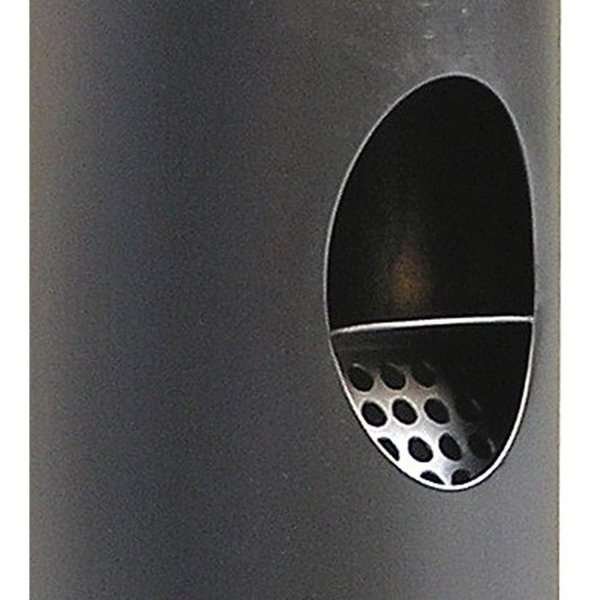 Cigarette Tube, black, for outdoor use, 0,7 l