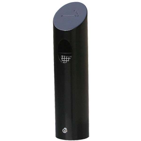 Cigarette Tube, black, for outdoor use, 0,7 l