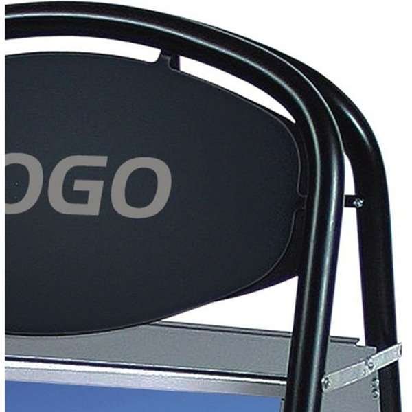 Expo Ellipse Pavement Board, black, 50 x 70 cm