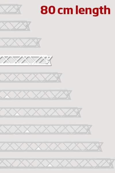 80 cm module for Crown Truss 10, white