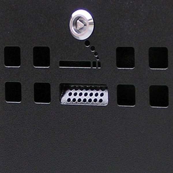 Cigarette Bin Square, for outdoor use, black, 1,6 l