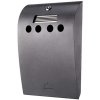 Cigarette Bin Convex, grey coated, 2,1 l #1