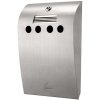 Cigarette Bin Convex, brushed steel, 2,1 l #1