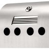 Cigarette Bin Convex, brushed steel, 2,1 l #3