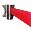 Crowd Barrier, Wall Dispenser, Stainlees Steel with 3meter Red belt #1