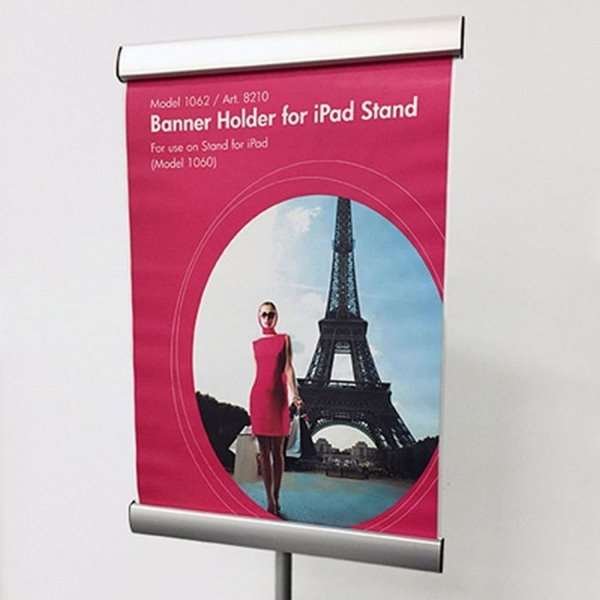 Banner Holder for iPad Stand