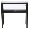 Showcase Desk Duo, black, with LED spots #3