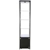 Showcase Tower Solo, black, with storage and LED spots #11