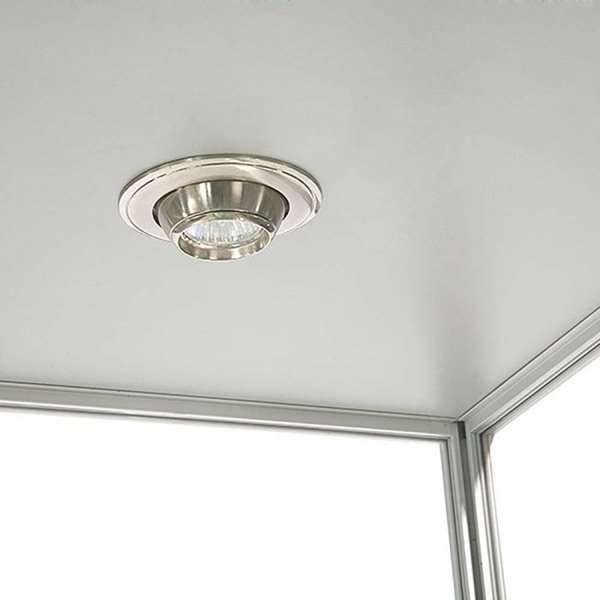 Showcase Tower, Solo, with locker - Silver. LED