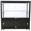 Showcase Counter Duo, black, with storage and LED spots #9