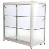 Showcase Counter Duo, silver, with LED spots #10