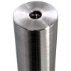 Round fitting, silver, for Crowd Barrier banner pole #3