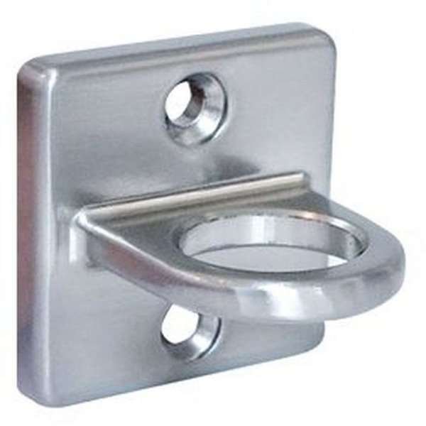 Red rope with silver hooks for Crowd Barrier stands