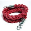 Red rope with silver hooks for Crowd Barrier stands #6