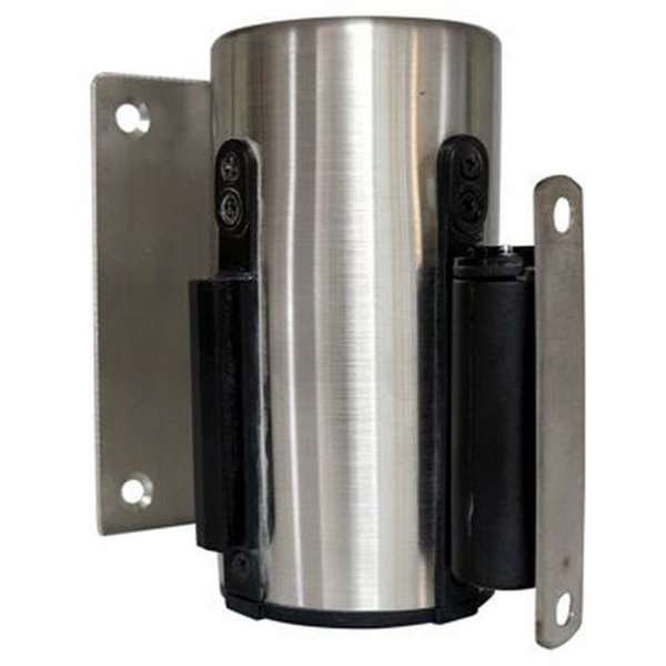 Crowd control belt  holder, wall - Black