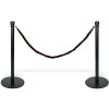 Wall fitting, black, for Crowd Barrier rope/pole #3