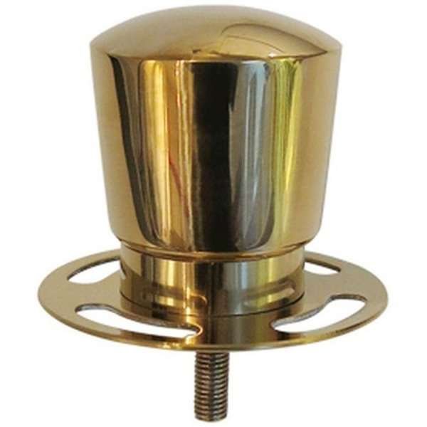Que control stand with top for rope - Gold #4