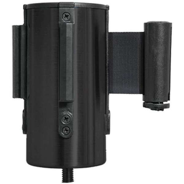 Wall Dispenser, black, with 1,8 m black belt