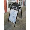 Gotik Classic Pavement Board, black, 50 x 70 cm #14