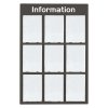 Info Module Board 9xA4 Charcoal, RAL 7016 #1