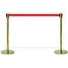 Crowd Control System, 2 poles with Red belt. Gold System #1