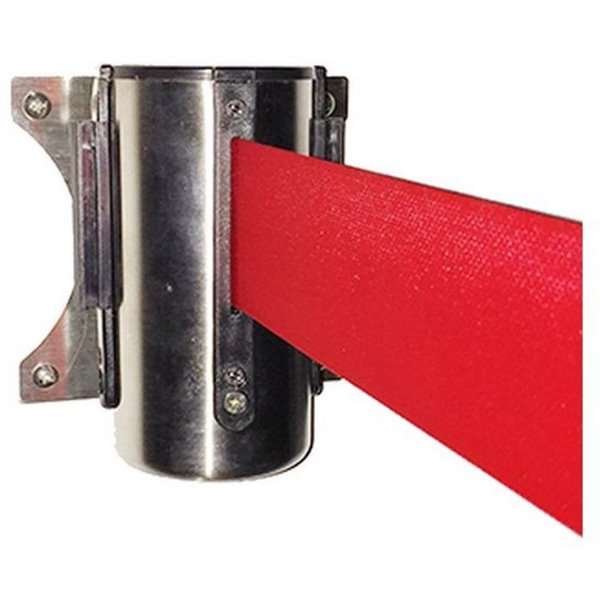 Crowd control belt dispenser wall, red