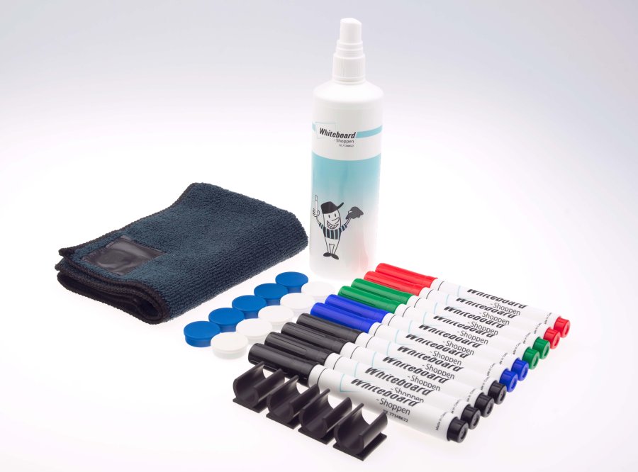 Large accessory set for whiteboards, everything you need and then some