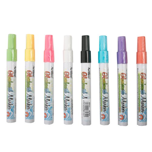 Marker for glass boards - 1 pc. - Yellow