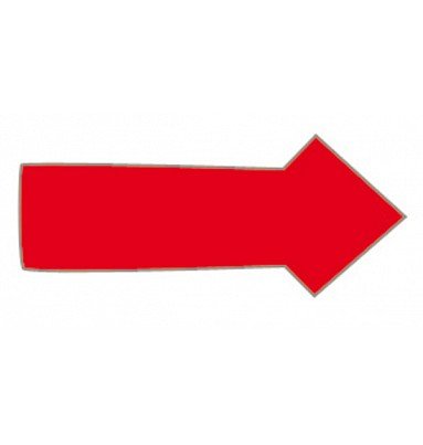 Magnet arrow 1x2 cm (30 pieces per sheet) - Red