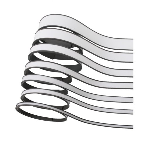 Magnetic Tape C-profile with labels and protective foil 1 meter - 50.0 mm