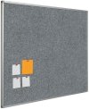 Bulletin boards with Camira fabric - 60x90cm, Dark grey #1