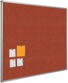 Bulletin boards with Camira fabric - 90X120cm, Orange-red #1