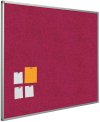 Bulletin boards with Camira fabric - 60x90cm, Dark-pink #1
