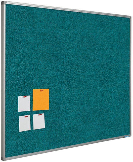 Bulletin boards with Camira fabric - 120x180cm, Green-blue