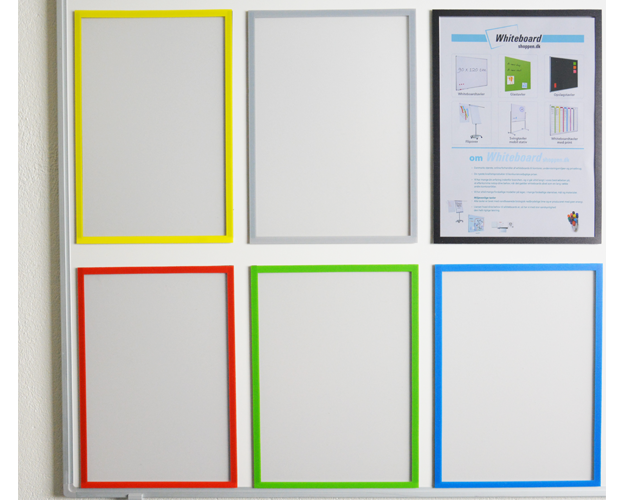 Magnetic frames with double side A4 - Black