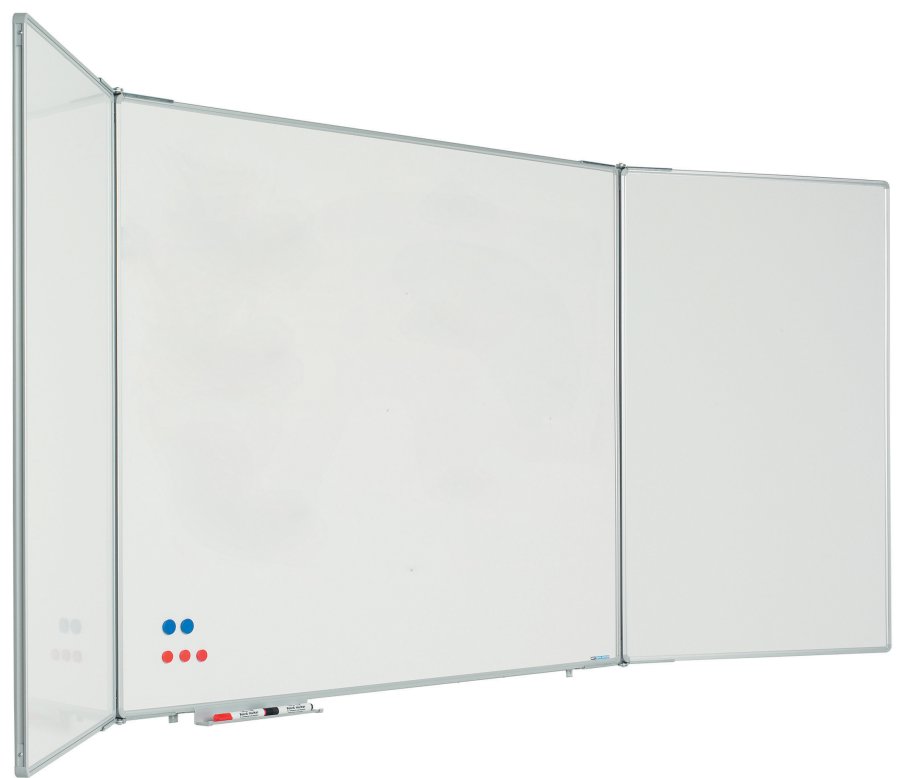 Whiteboard with 2 doors, 200 x 100 cm (400x100 cm) #1
