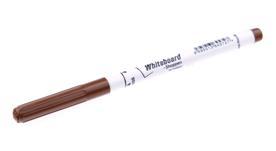 Marker with thin tip, 1 mm, brown