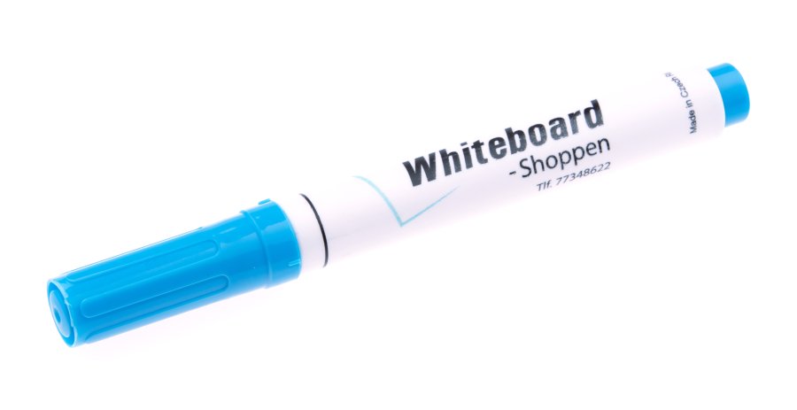 Marker with round tip, 1-3mm, light blue
