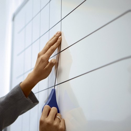 Partitioning tape for whiteboards, black - 1.5 mm