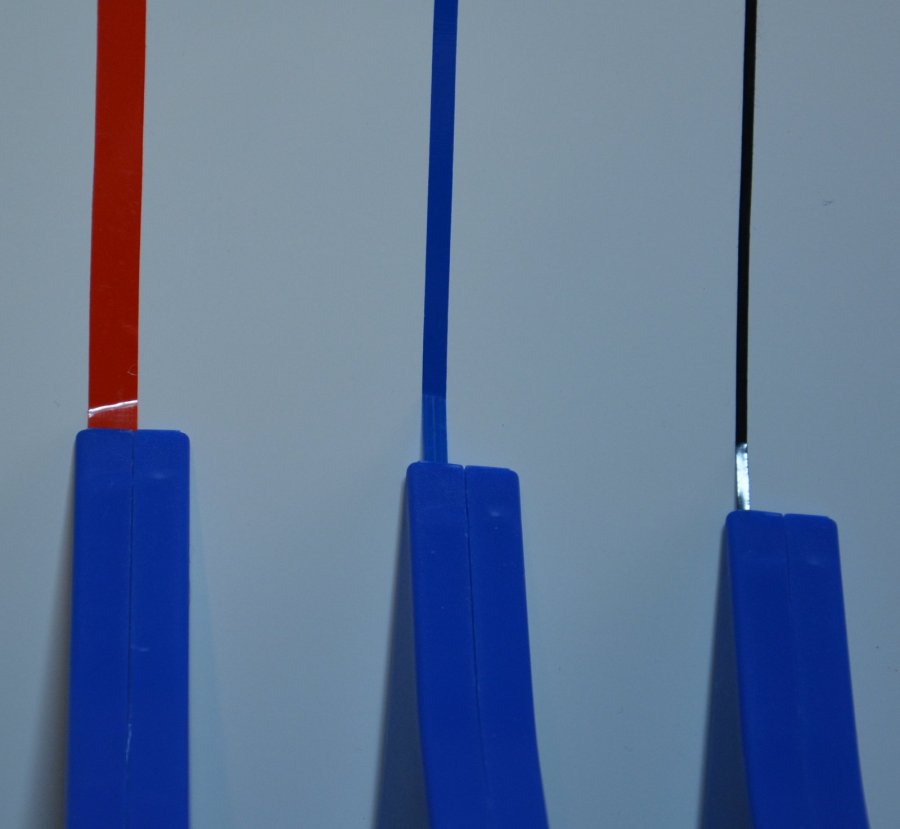 Partitioning tape for whiteboards, black - 1.5 mm