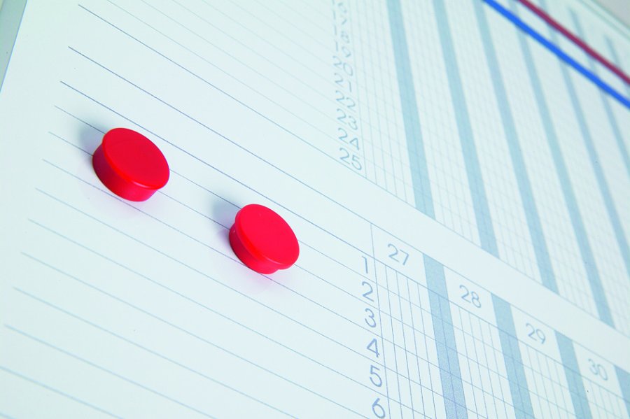 Planner Softline profile 8mm, 52-weeks, 60x120 cm