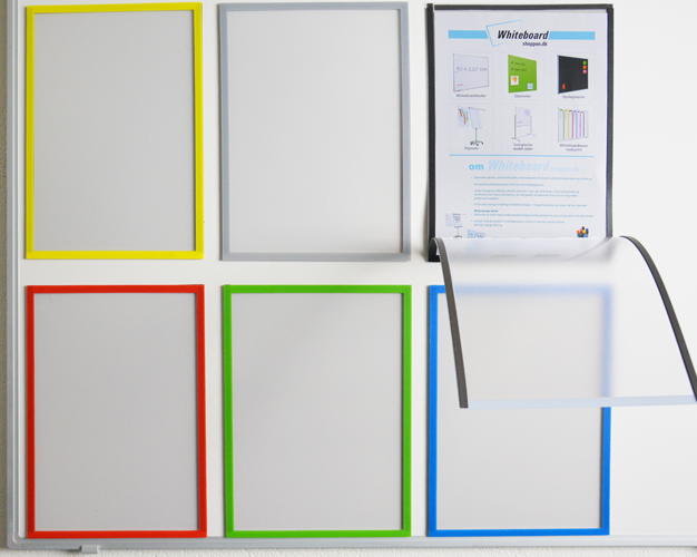 Magnetic frames with double side A4 - Black