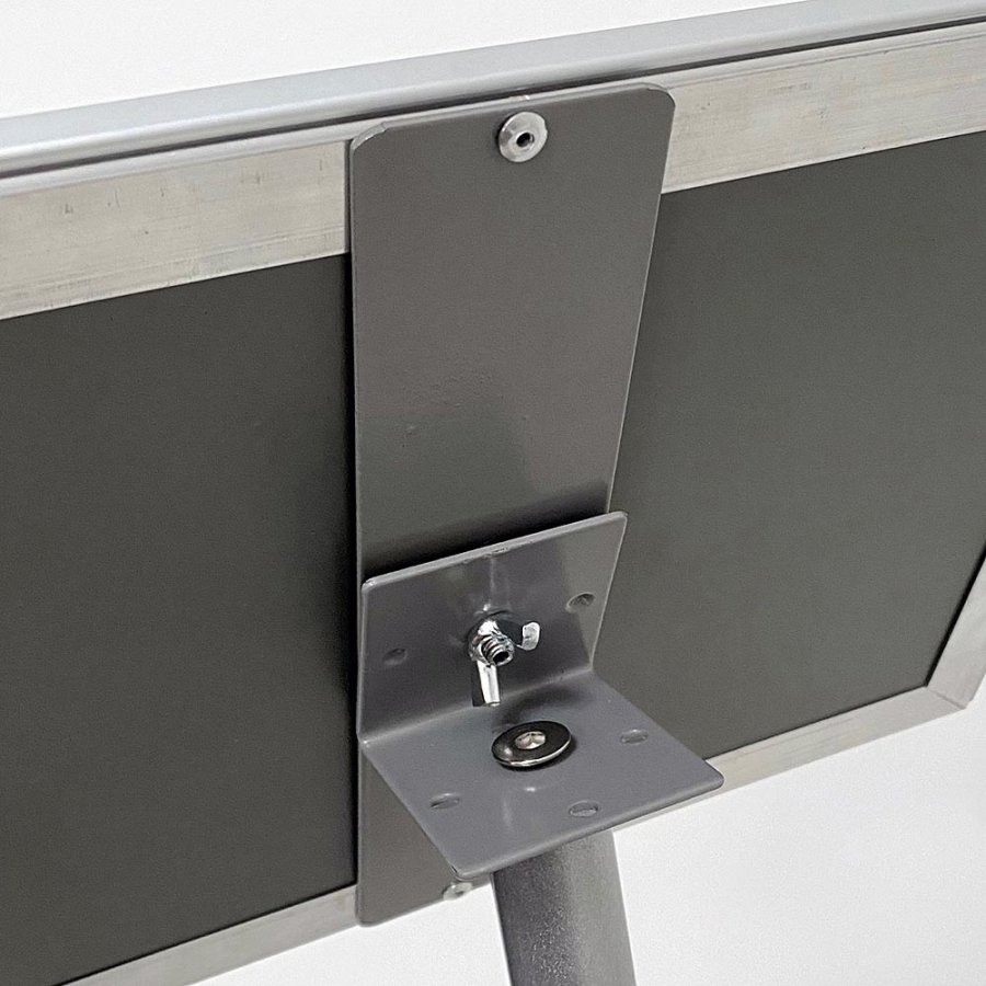 BASIC Infostand A3 - 92mm high - A3 Click frame profile 25mm, silver