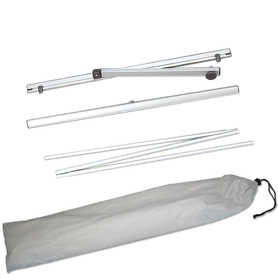 Quick L-Banner, single-sided, 100 x 200 cm, aluminum